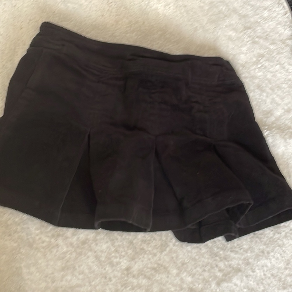 5/$10 Black Corduroy Mini Skirt